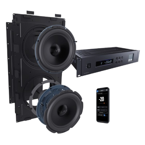 SVS 3000 In-Wall Single Subwoofer System with Sledge STA-800D2 Amplifier