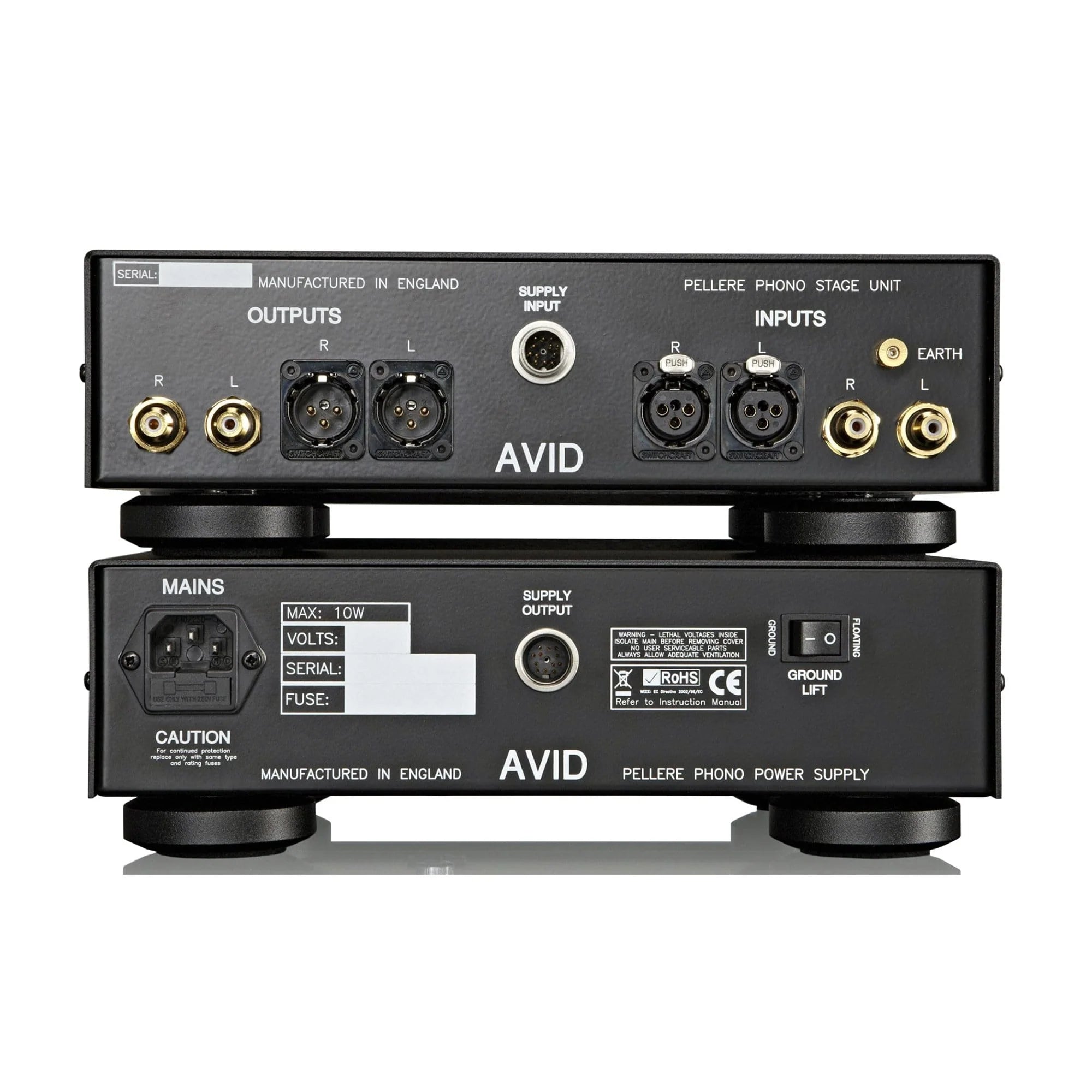 AVID HIFI Pellere Black Phono Stage