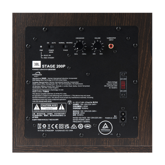 JBL Stage 200P 10-inch (250mm) 300W Powered Subwoofer