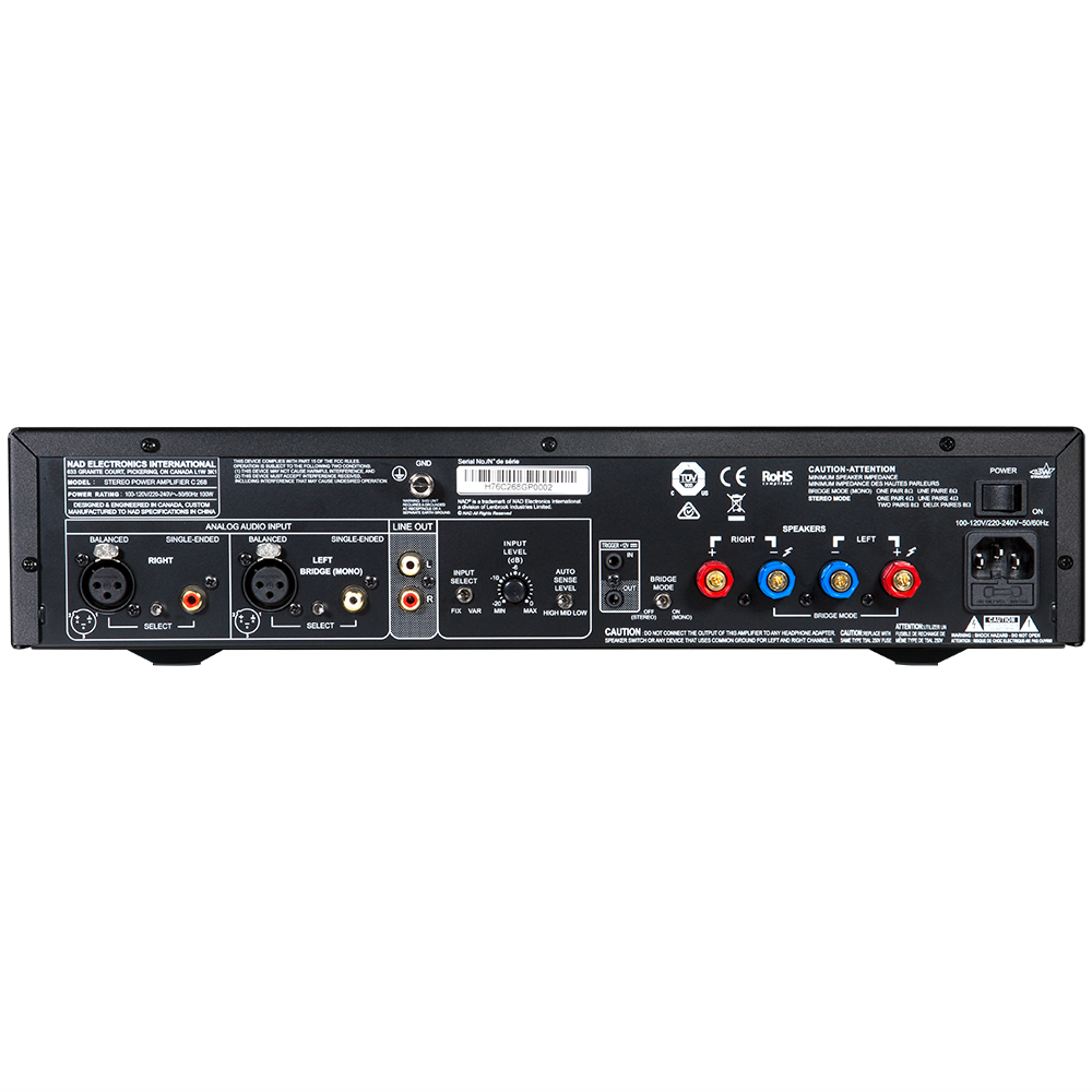 NAD C 268 Stereo Power Amplifier