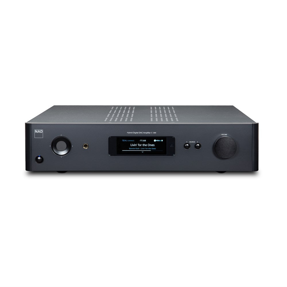 NAD C 389 Hybrid Digital DAC Amplifier (optional BluOs Streaming Module)