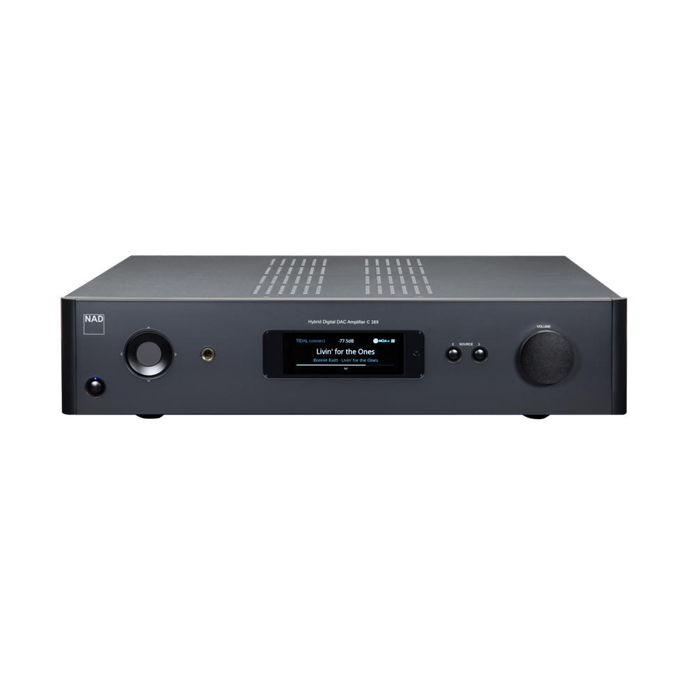 NAD C 389 Hybrid Digital DAC Amplifier (optional BluOs Streaming Module)