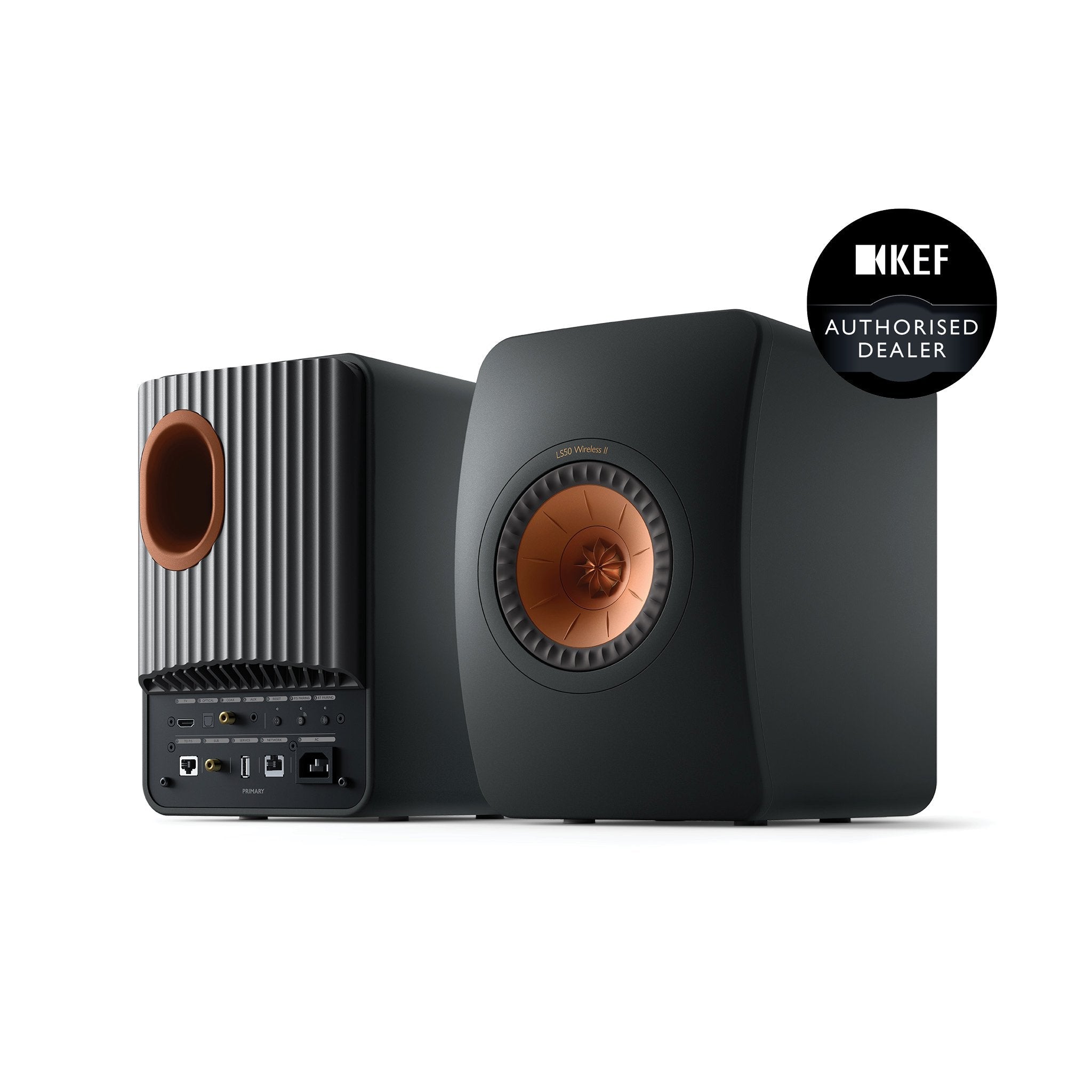 Carbon Black KEF LS50 Wireless II Wireless Speaker System KEF - Brisbane HiFi