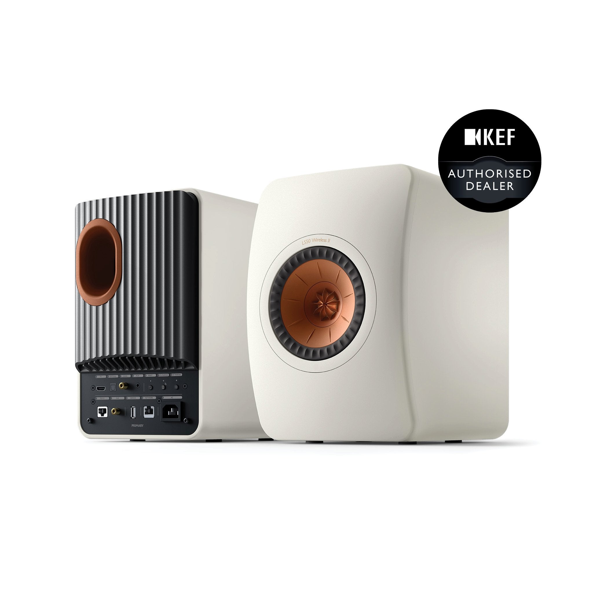 Mineral White KEF LS50 Wireless II Wireless Speaker System KEF - Brisbane HiFi