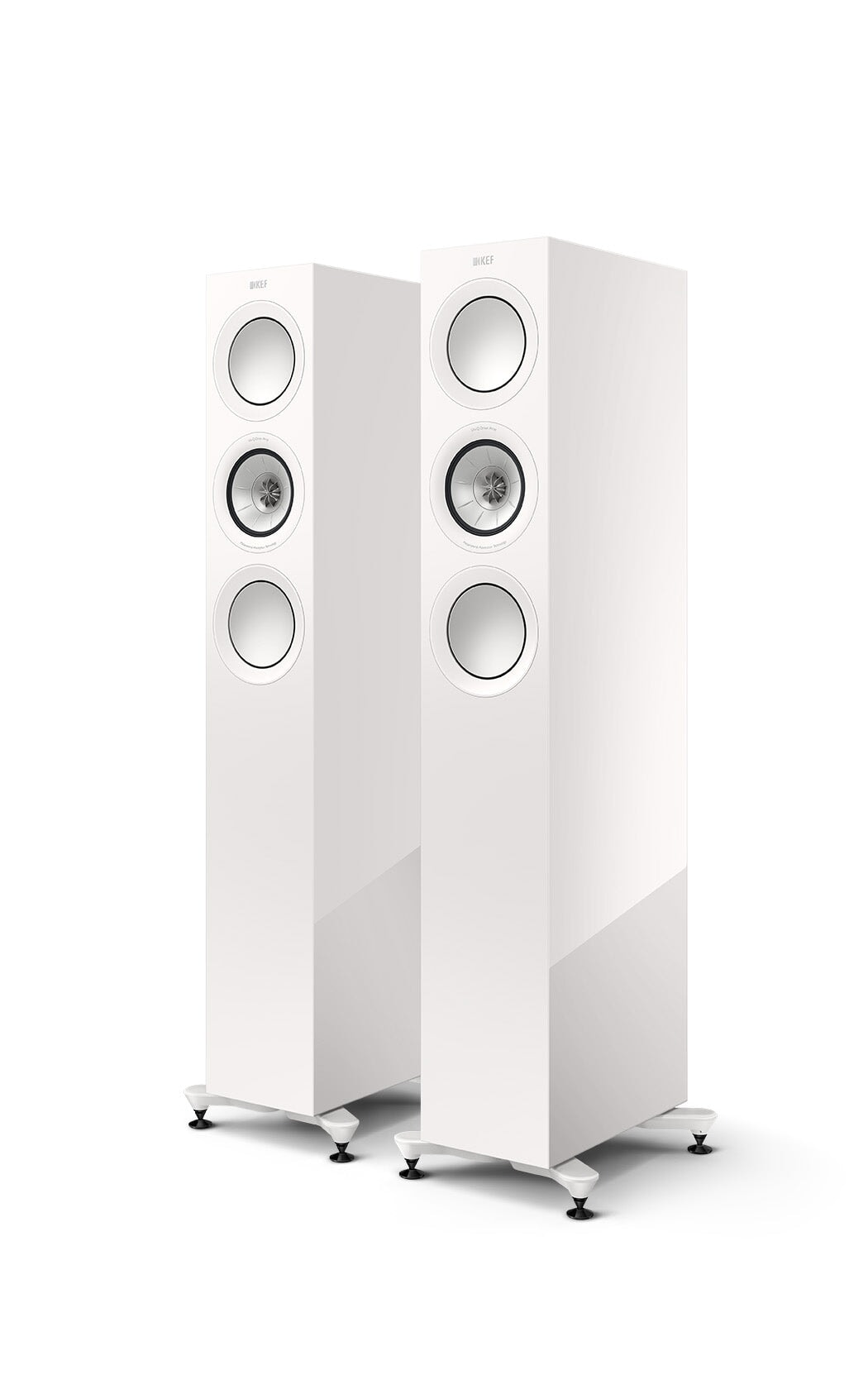 White Gloss KEF R5 Meta KEF - Brisbane HiFi