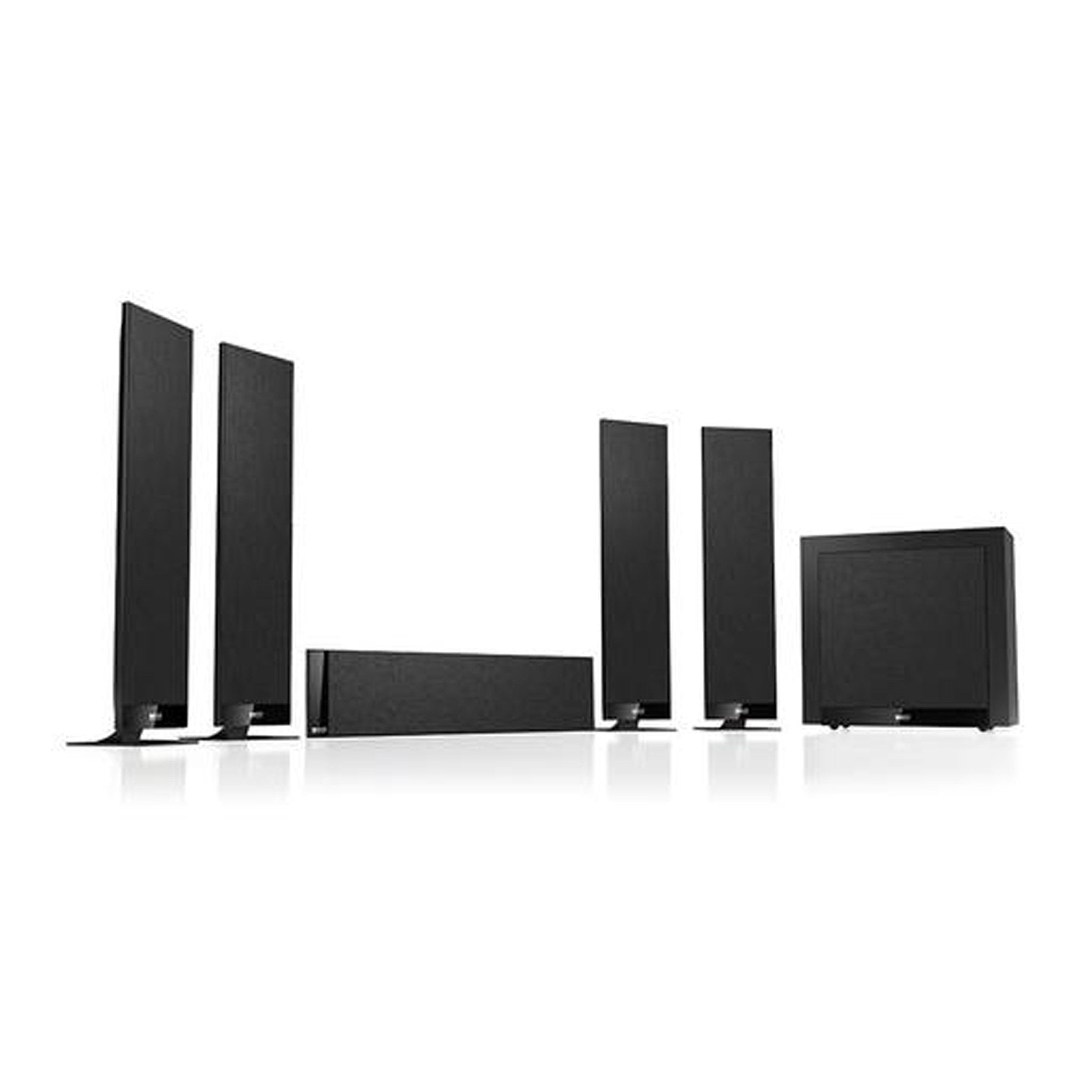 Black KEF T305 Home Theatre Speaker System KEF - Brisbane HiFi