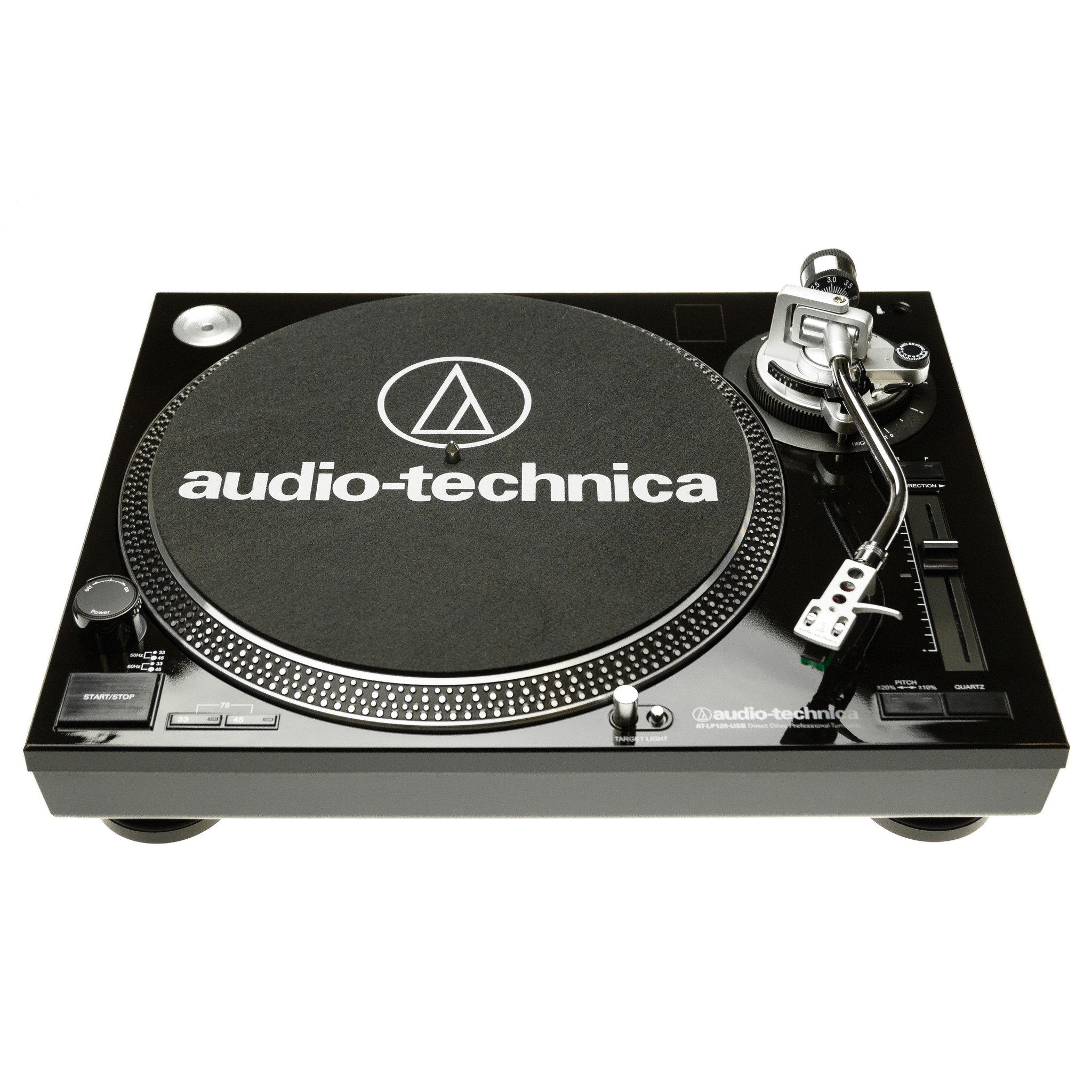 Gloss Black / None LP120-USB Turntable Audio Technica - Brisbane HiFi
