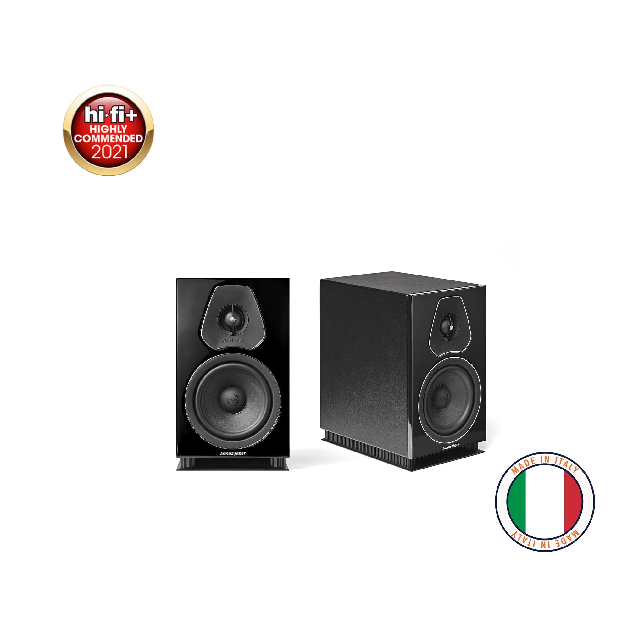 Black Sonus Faber Lumina II two-way Bookshelf Speaker Sonus Faber - Brisbane HiFi