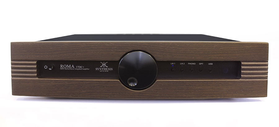 Wenge Synthesis Roma 37DC+ High Power Hybrid Integrated Stereo Amplifier Synthesis - Brisbane HiFi