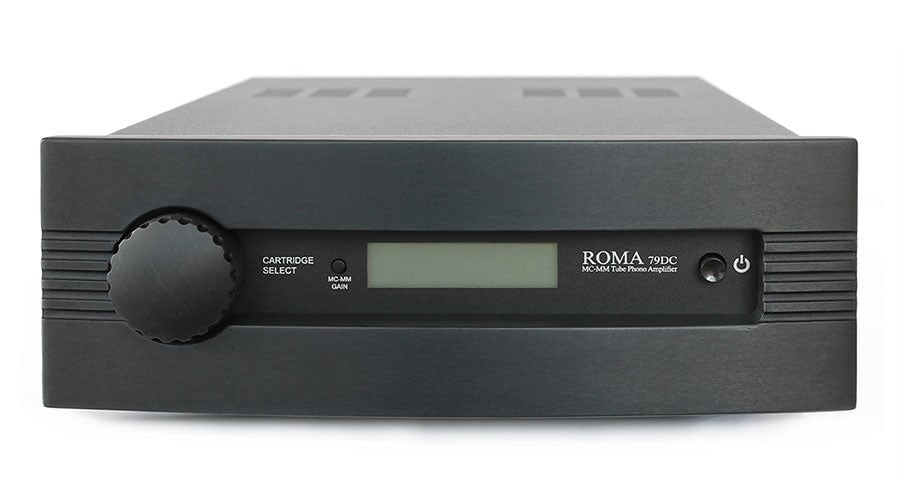 Aluminium Black Synthesis Roma 79DC Tube Phono Stage MM-MC Synthesis - Brisbane HiFi