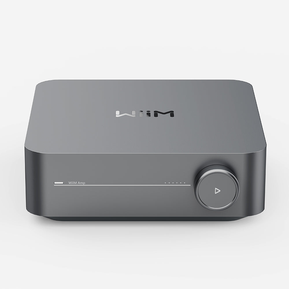 WiiM Amp Multiroom Stereo Streaming Amplifier with AirPlay 2, Chromecast, HDMI & Voice Control - Space Grey