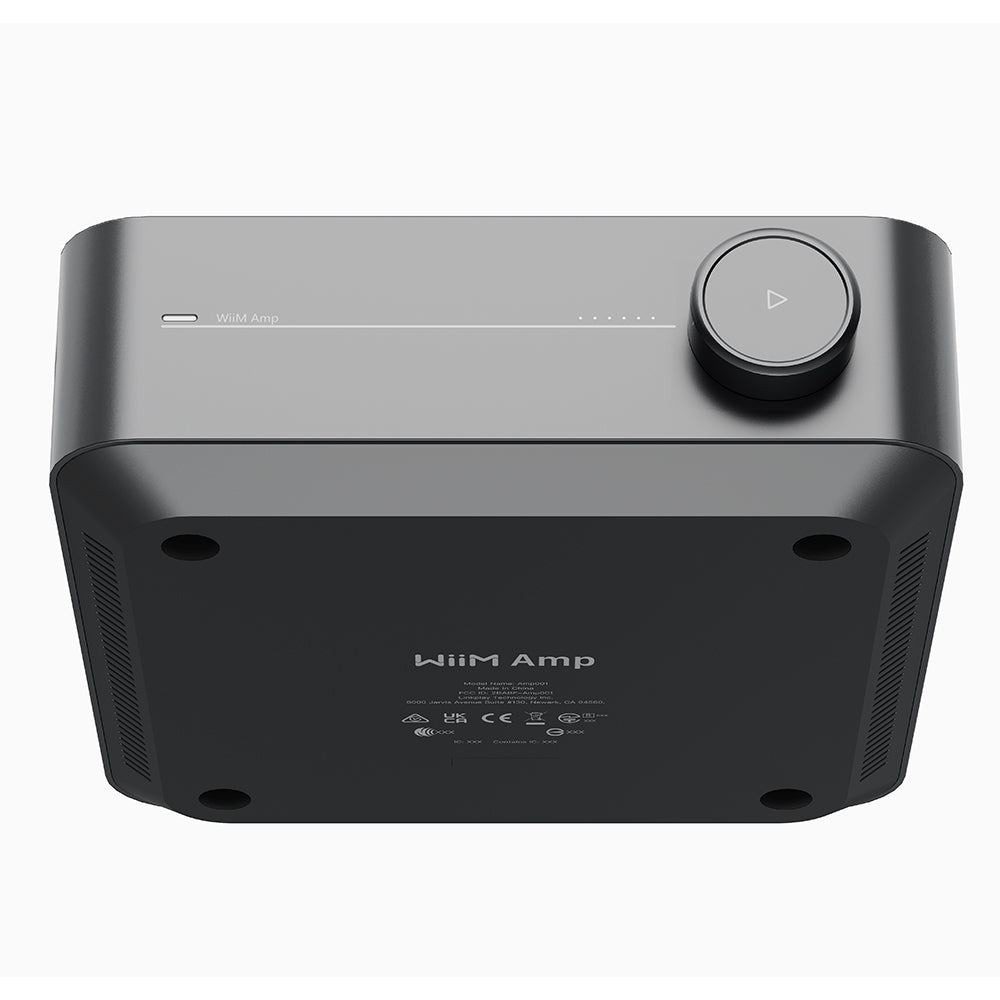 WiiM Amp Multiroom Stereo Streaming Amplifier with AirPlay 2, Chromeca