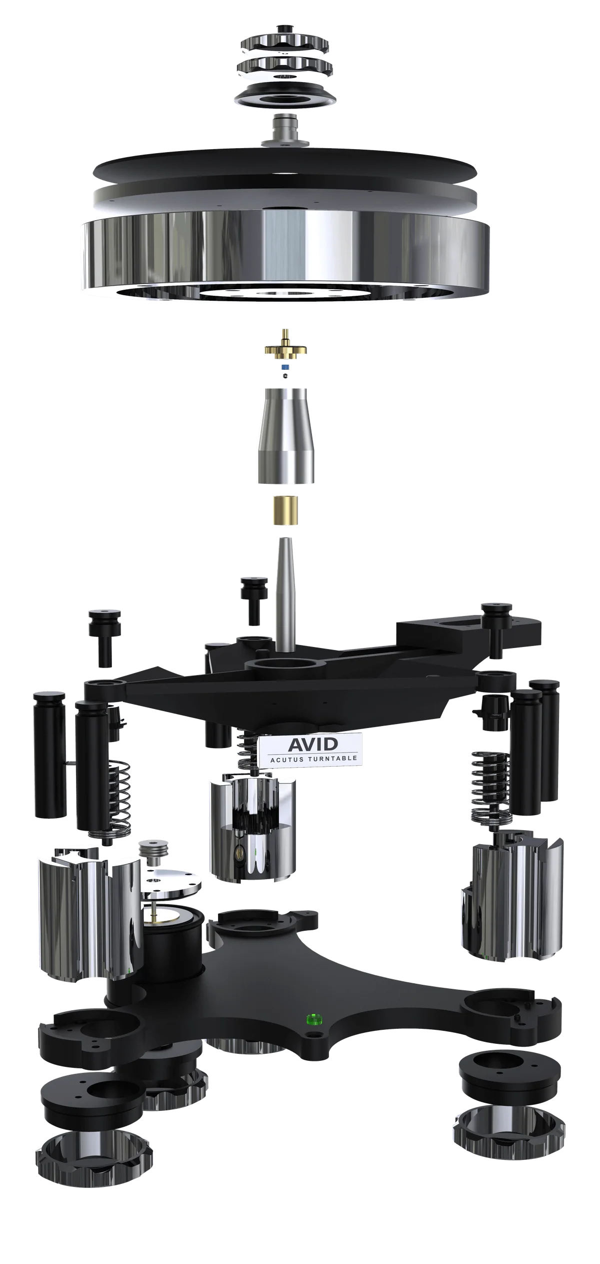 AVID ACUTUS™ Reference Mono - Chrome Turntable