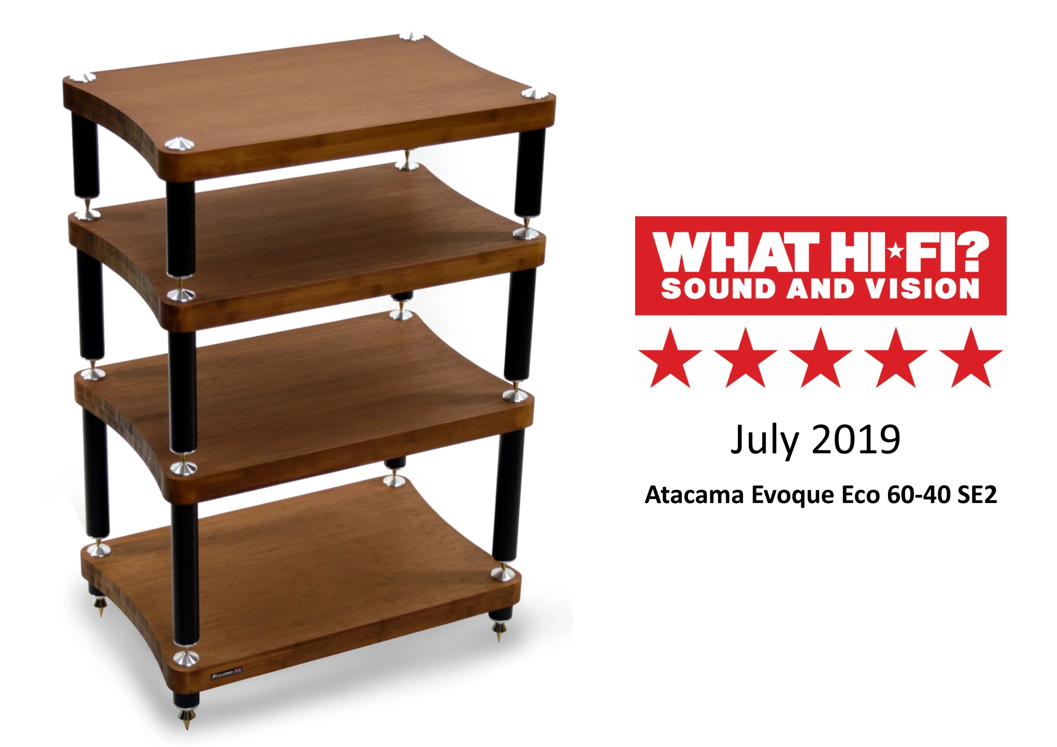 EVOQUE ECO SE2 60/40 Dark Modular HiFi Rack System