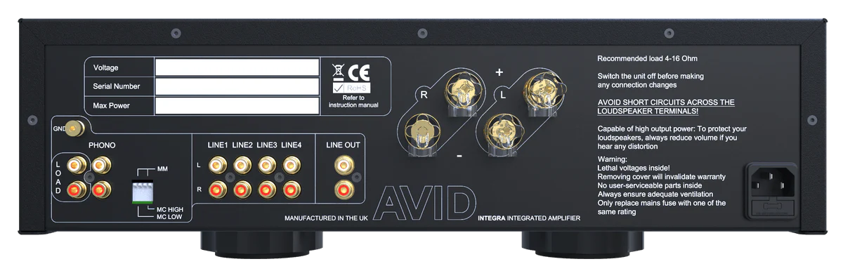 AVID INTEGRA™ Integrated Amplifier - Black