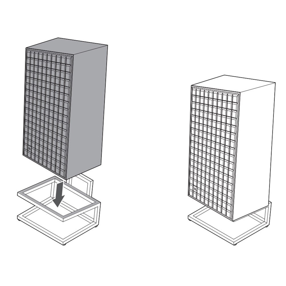 CLASSIC L100 STAND TILTED LOW SPEAKER STAND FOR: L100, 4312E/SE/G AND 4319