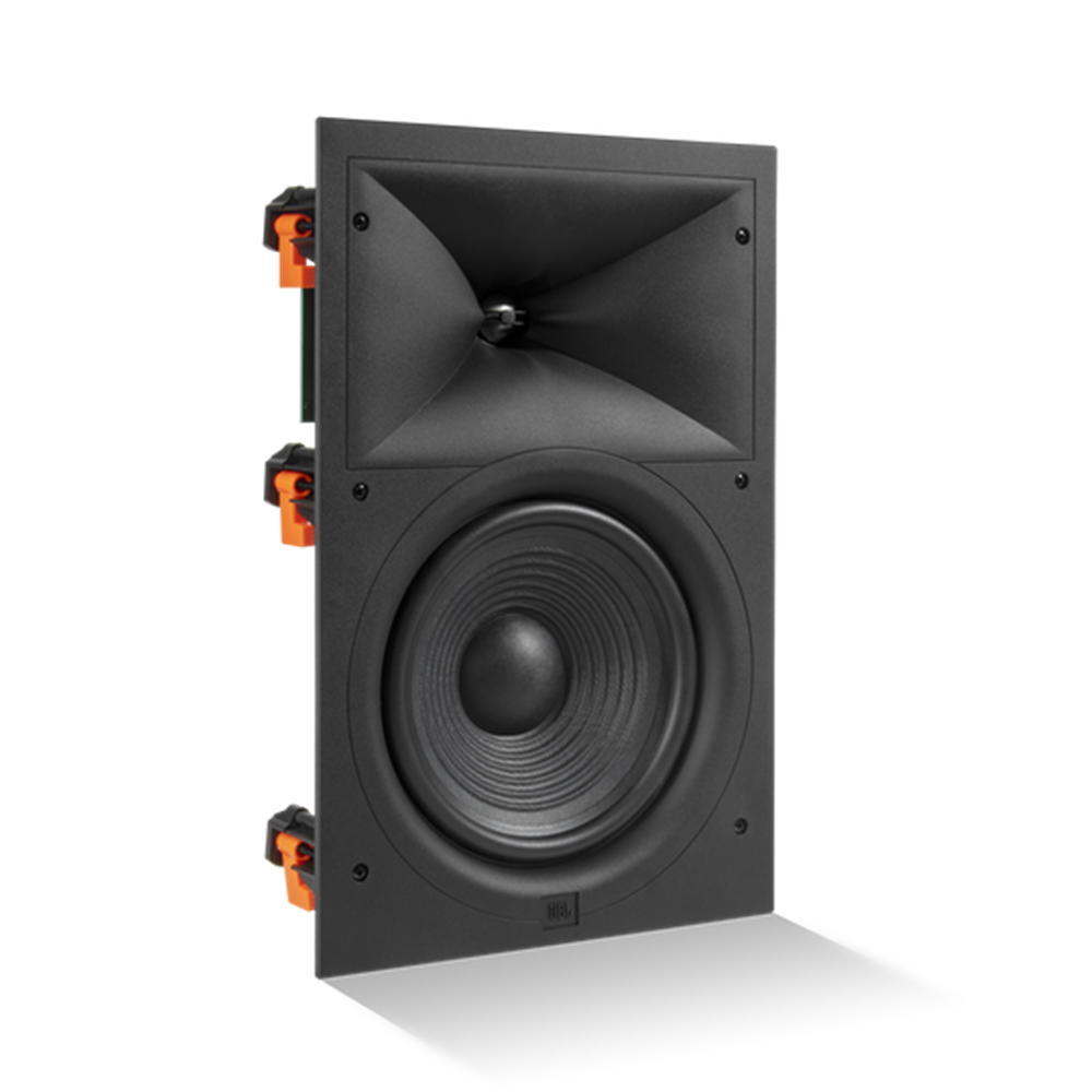 JBL Stage 2 - 8" In-Wall (EA) Architectural Speaker - RECTAN 1" Aluminium Dome Tweeter
