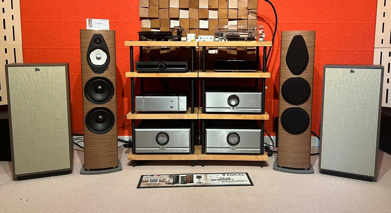 Klipsch Forte IV Heritage speakers in a Brisbane HiFi listening room