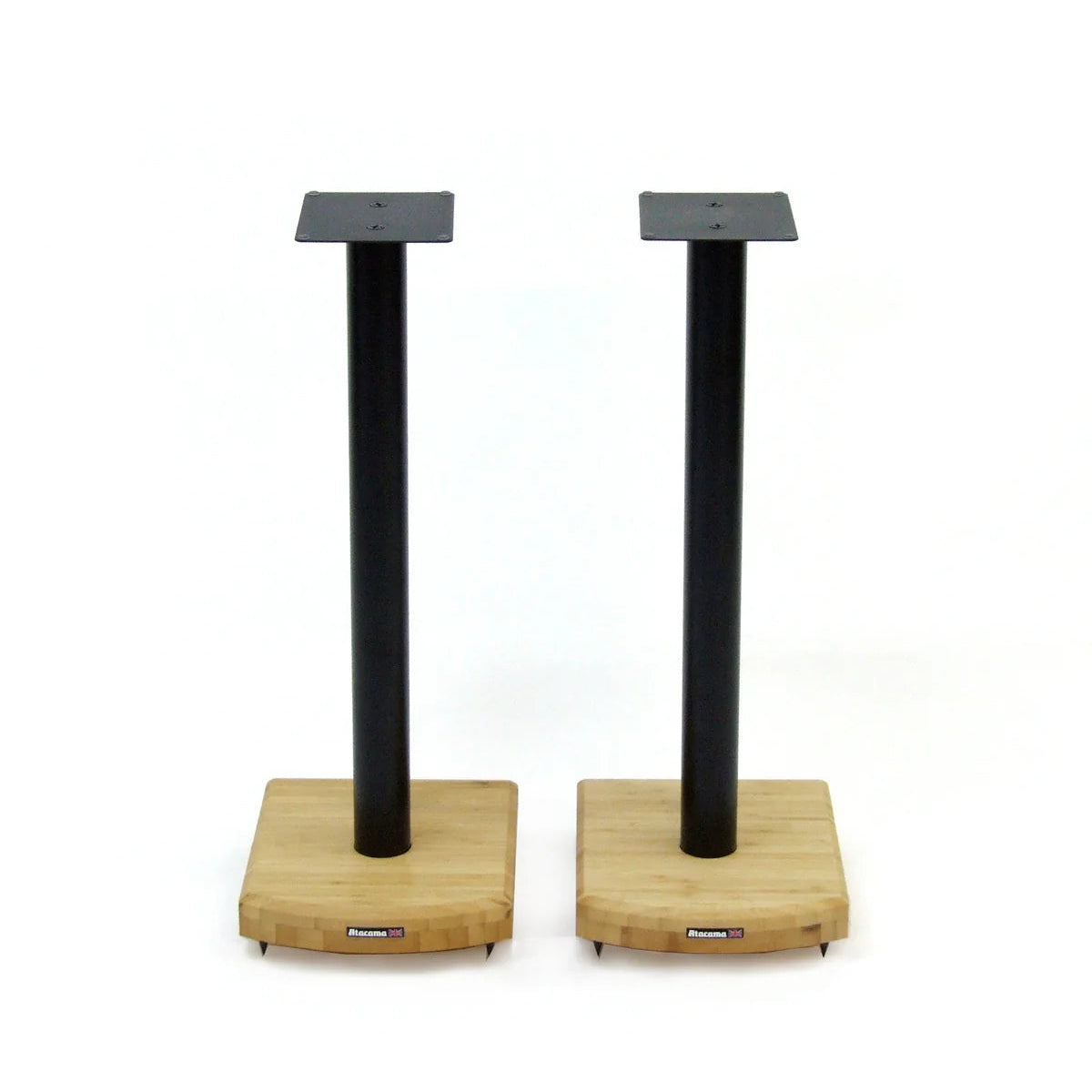 MOSECO 6 Speaker Stands (Pair) 600mm - Natural Bamboo