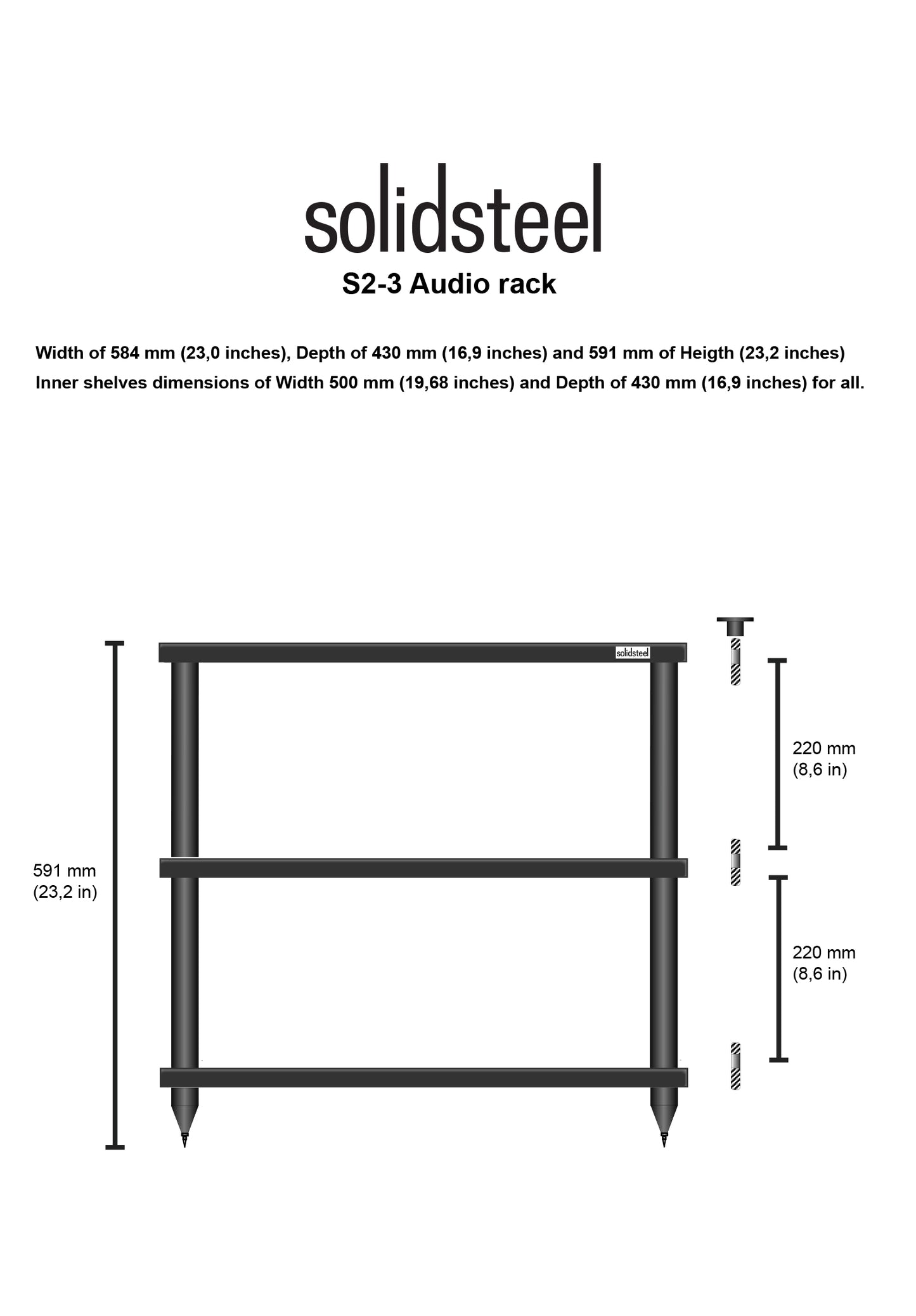 S2 Series Hi-Fi Stereo Rack