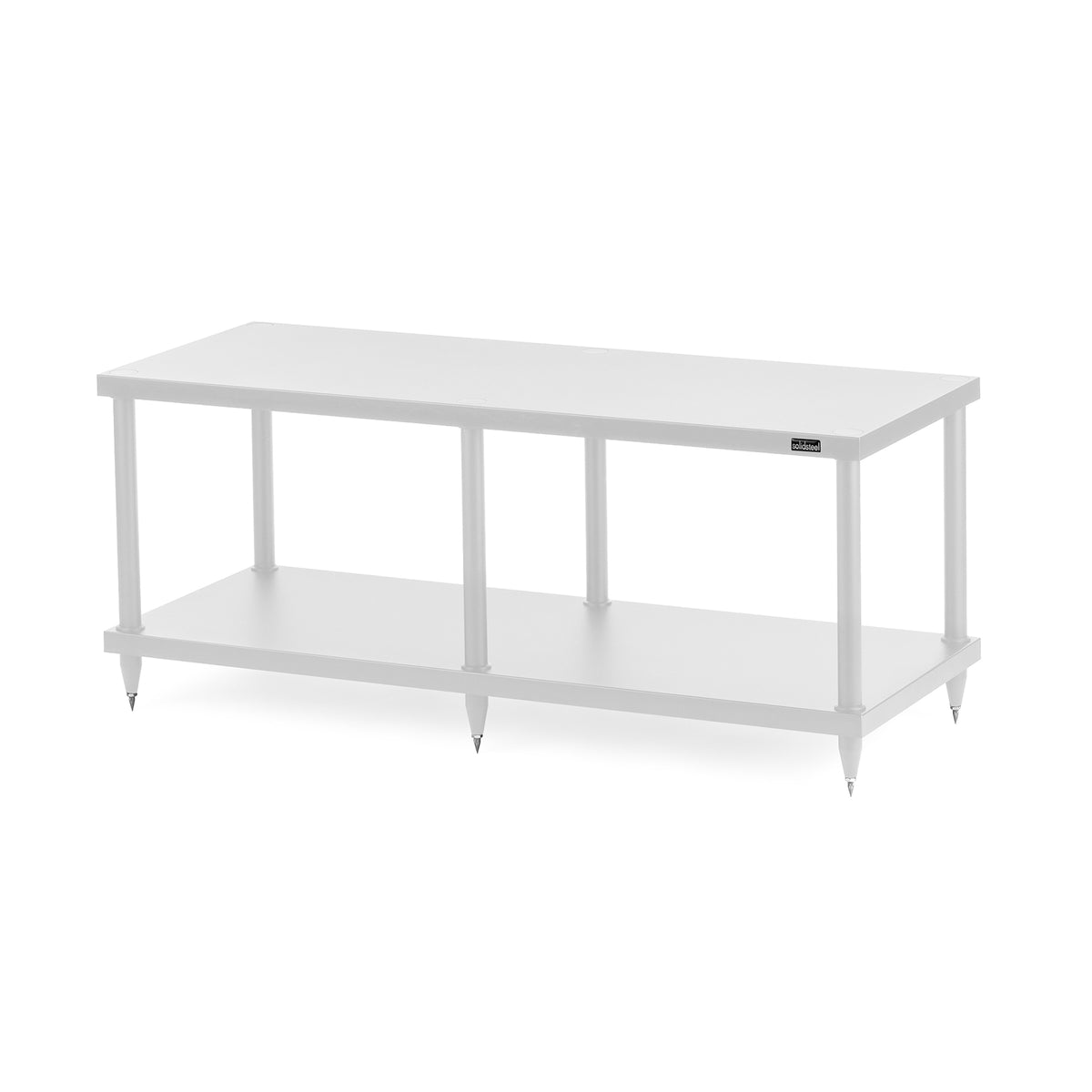 Solidsteel S4 Series 2 Shelf Audio Rack (Wide)