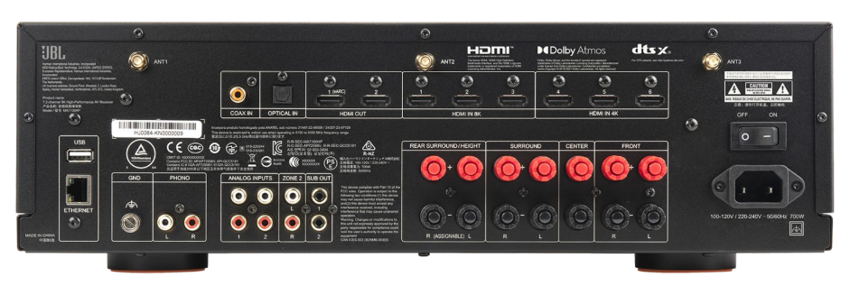 JBL MA 710 Net AV Receiver