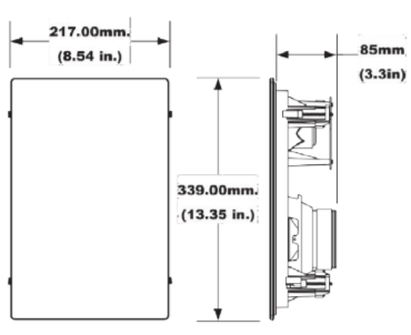 JBL Stage 2 260W 6.5" In-Wall Speaker