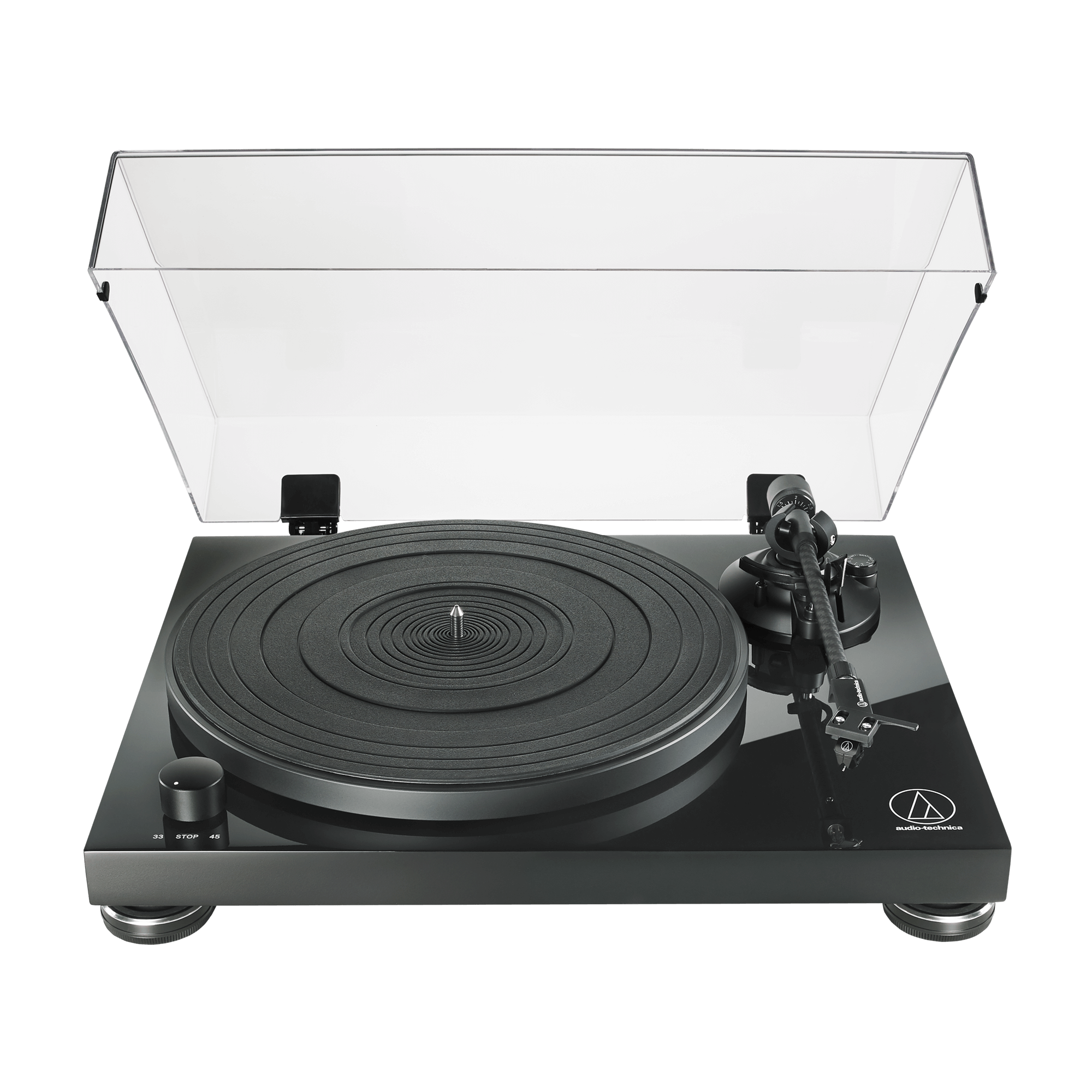 AT-LPW50PB Fully Manual Belt-Drive Turntable