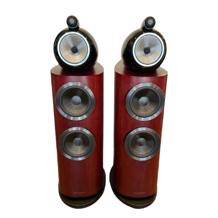 802 D3 Floor Standing Speakers- Satin Rosenut (Ex- Demonstration)