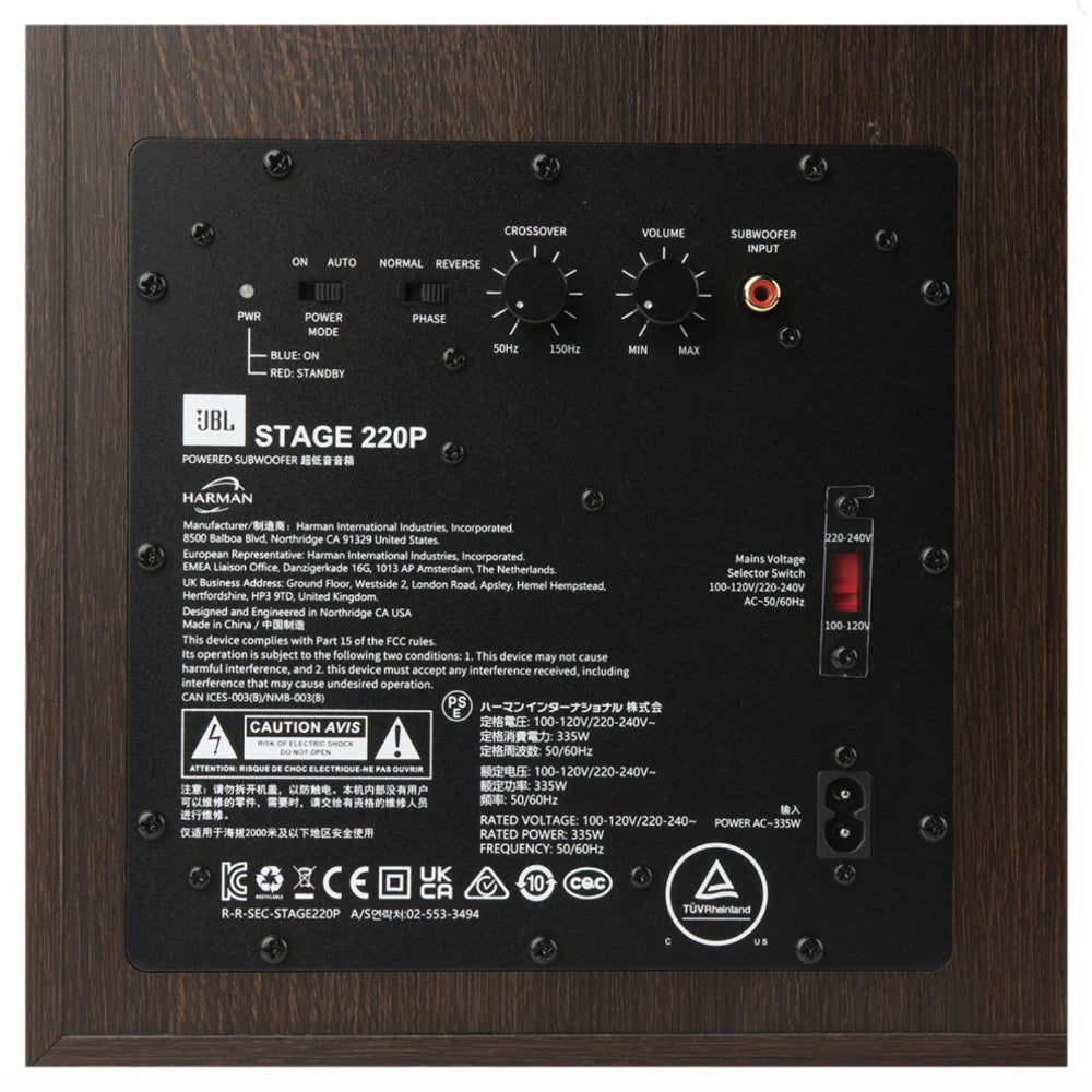 JBL Stage 2 220P 12-inch Powered Subwoofer