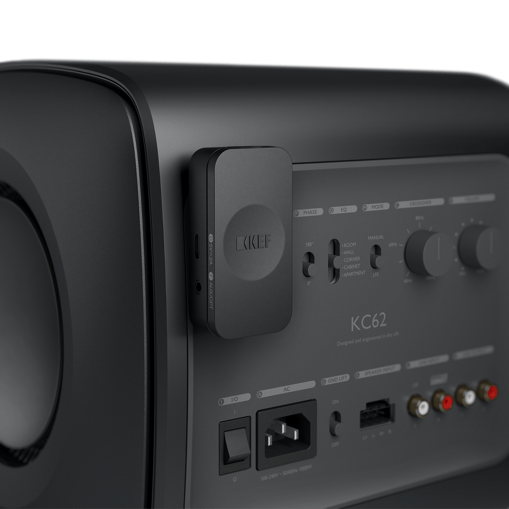 KEF Bundle KC62 Subwoofer + KW2 RX Receiver