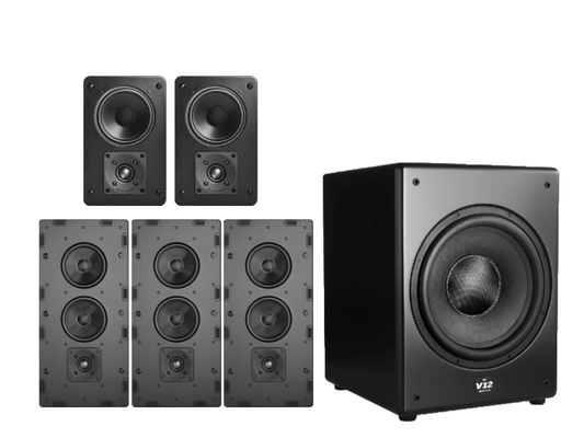 M&K Sound In-Wall IW950 5.1 Speaker Pack