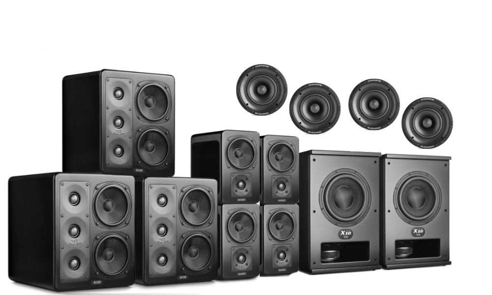 M&K Sound S150 THX Ultra Certified 7.2.4 Dolby Atmos Cinema Pack