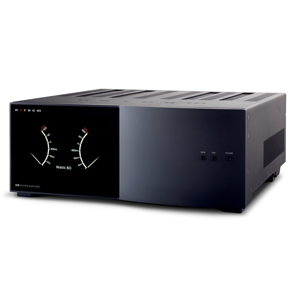 Black Anthem STR Power Amplifier Anthem - Brisbane HiFi