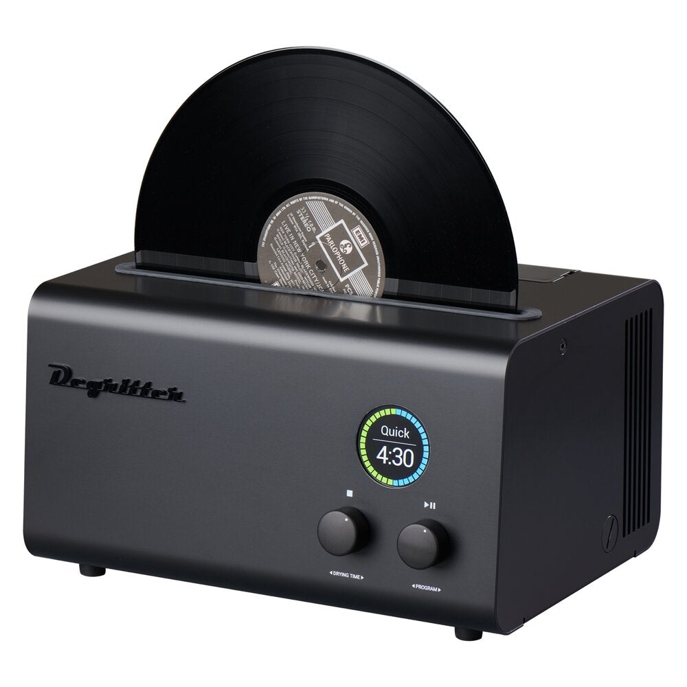 Black Degritter Ultrasonic Record Cleaning Machine Degritter - Brisbane HiFi