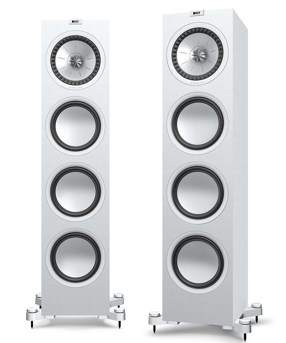 White KEF Q950 Floorstanding Speakers KEF - Brisbane HiFi