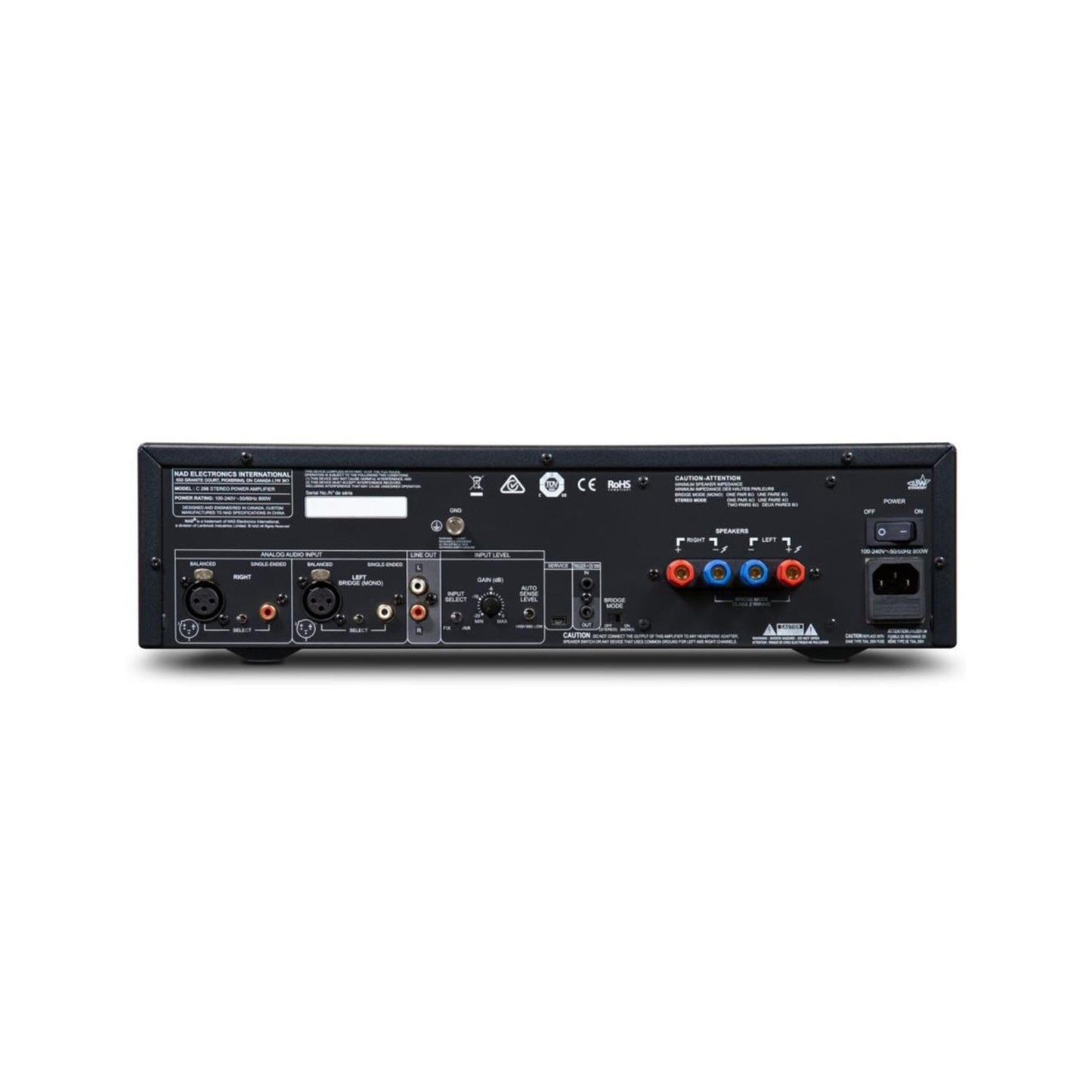  NAD C 298 Stereo Power Amplifier NAD - Brisbane HiFi