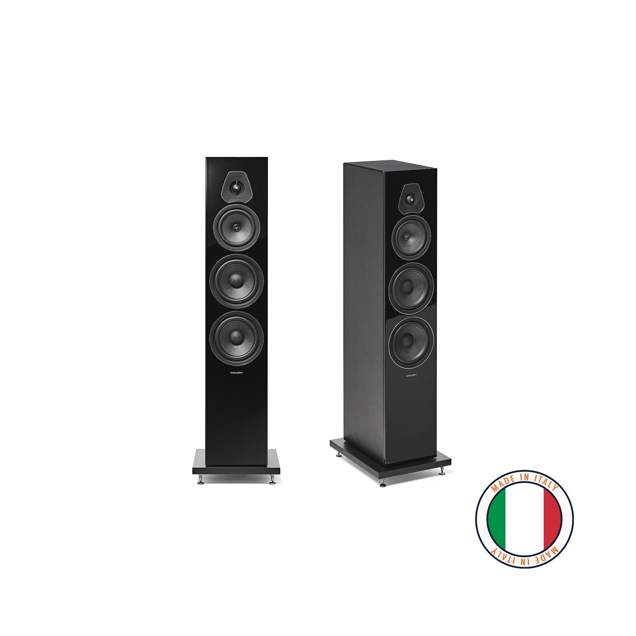 Black Sonus Faber Lumina V three-way Floorstanding Speaker Sonus Faber - Brisbane HiFi