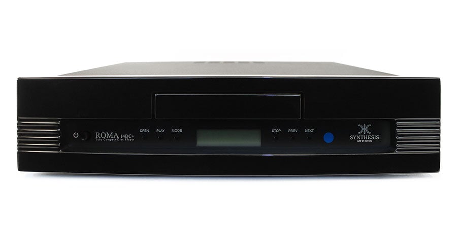 Black Synthesis Roma 14DC+ Tube Compact Disc Player with Digital Inputs Synthesis - Brisbane HiFi