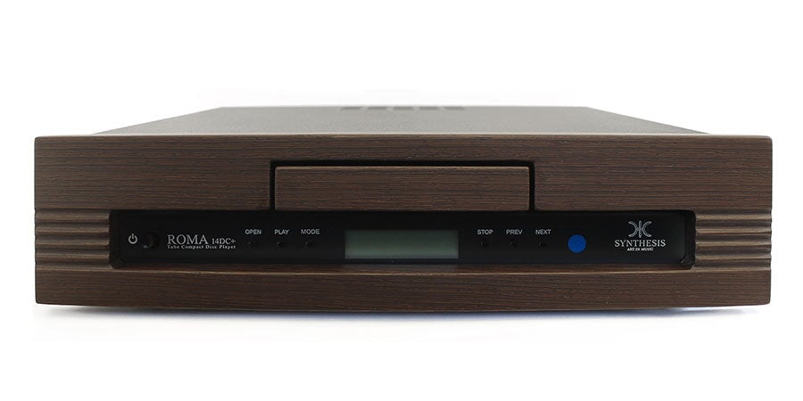 Walnut Synthesis Roma 14DC+ Tube Compact Disc Player with Digital Inputs Synthesis - Brisbane HiFi