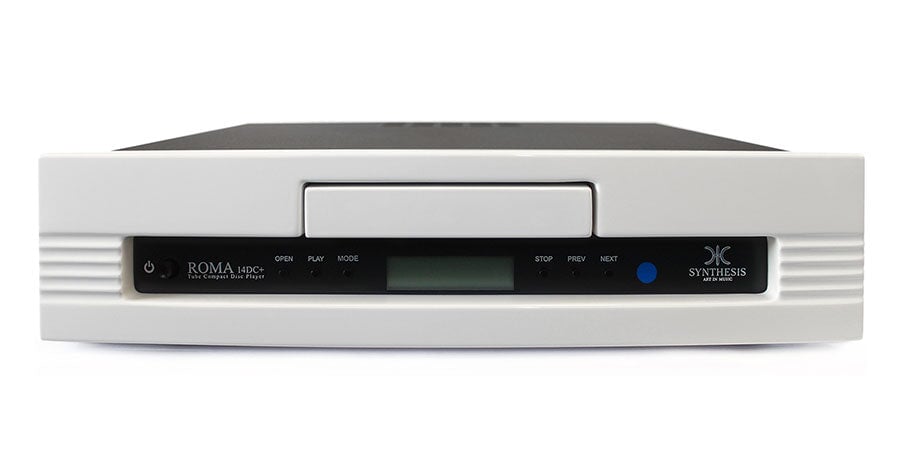 White Synthesis Roma 14DC+ Tube Compact Disc Player with Digital Inputs Synthesis - Brisbane HiFi