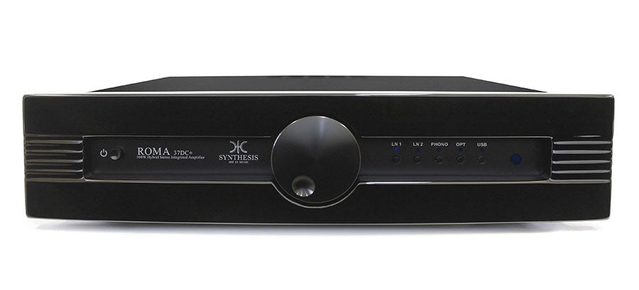 Black Synthesis Roma 37DC+ High Power Hybrid Integrated Stereo Amplifier Synthesis - Brisbane HiFi