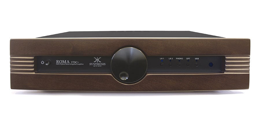 Walnut Synthesis Roma 37DC+ High Power Hybrid Integrated Stereo Amplifier Synthesis - Brisbane HiFi