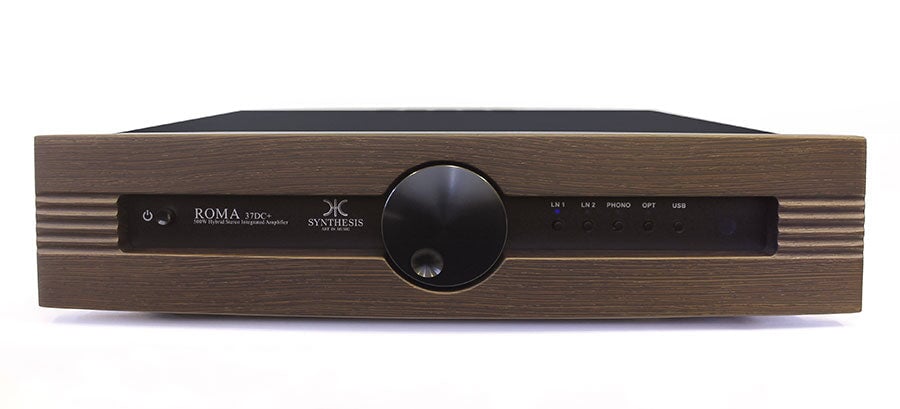 Wenge Synthesis Roma 37DC+ High Power Hybrid Integrated Stereo Amplifier Synthesis - Brisbane HiFi