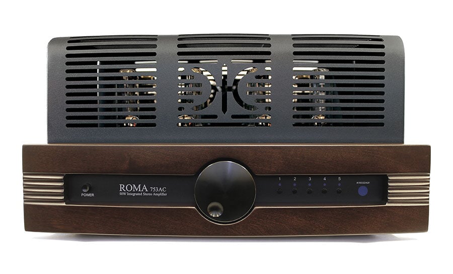 Walnut Synthesis Roma 753AC 50W Integrated Stereo Tube Amplifier Synthesis - Brisbane HiFi