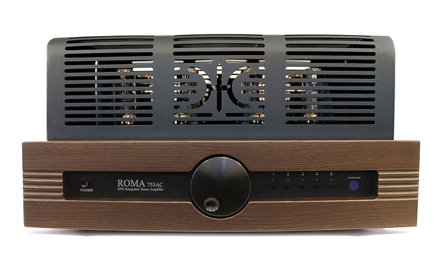 Wenge Synthesis Roma 753AC 50W Integrated Stereo Tube Amplifier Synthesis - Brisbane HiFi