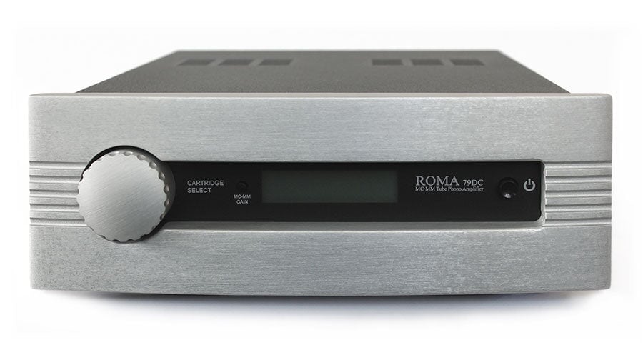 Aluminium Silver Synthesis Roma 79DC Tube Phono Stage MM-MC Synthesis - Brisbane HiFi