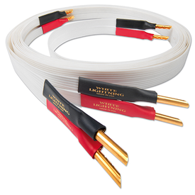 Banana / 1m White Lightning Speaker Cable Nordost - Brisbane HiFi